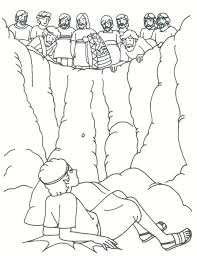 You are probably thinking of joseph who was beat by his other brothers and thrown into a pit. Joseph Sold By His Brothers Coloring Page Google Search Sunday School Coloring Pages Bible Crafts Sunday School Preschool