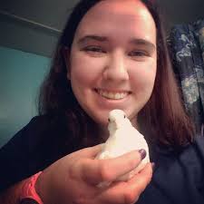 This is many years old, but I dug it up so I could post it here: My given  name, טויבא, in the shape of its meaning (dove).