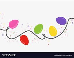 Christmas Colorful Lights Vector Image On Vectorstock Christmas Present Vector Christmas Background Vector Happy Christmas Greetings