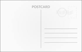 The postcard you make should be about the same thickness as a regular postcard. How To Address A Postcard Nextdayflyers