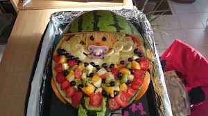 Salade De Fruits Berceau Pasteque Pour Bapteme Salade De Fruits Pasteque Salade