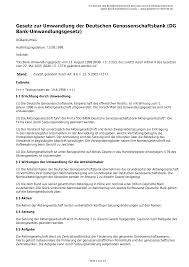 Adresse der kulmbacher bank (gf p2) filiale. Https Www Gesetze Im Internet De Dgbankumwg Dgbankumwg Pdf