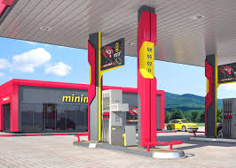 Creation Of Petrol Station Visual Design On Behance Pavilon Proekty Reklama
