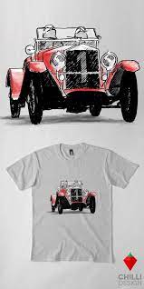 Classic Red Om Sports Car Illustration Premium T Shirt By Chilli Design Trendy Shirt Designs Car Illustration Trendy Shirts