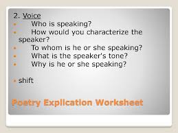 We run through a series of questions that gets to the bottom of your thoughts very quickly. Poetry Analysis What Does Analyze Mean Ppt Download