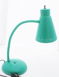 Salvaged Vintage Gooseneck Retro Desk Lamp Table Lamp Mid Etsy Retro Desk Lamp Teal Desk Lamps Desk Lamp