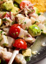 Cut the onion into thin slices and add to the fish. Ceviche Recipetin Eats