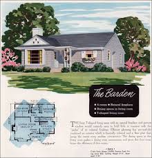 1952 National Plan Service Barden Vintage House Plans House Plans Residential Architecture