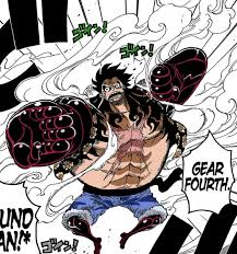 One piece luffy gear 2 manga. A 4th Gear Luffy Manga Color With Anime Image And Black And White Image Onepiece