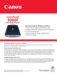 If the found new hardware wizard or add new hardware wizard appears, click. Canon Canoscan 3000f Specifications Pdf Download Manualslib