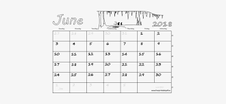 Apart from that, you have the option to choose your week starts from sunday or monday. Cute June 2018 Printable Calendar Cute June 2018 Calendar Number Transparent Png 437x300 Free Download On Nicepng
