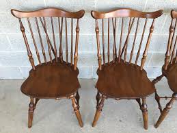 Hale Furniture Maple Windsor Brace Back Side Chairs Set Of 4 Chair Painting Old Chairs Chair Set