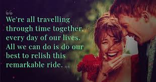 Hello and thanks for the answers. 12 About Time Quotes 12 Best Romantic Quotes From Movies
