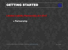 Business transactions of partner with limited liability partnership. Firm Registered Under The Registration Of Businesses Act Ppt Download