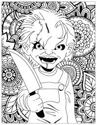 There are 585 tiffany chucky for sale on etsy, and they cost $27.00 on average. Chucky Coloring Pages Coloring Home