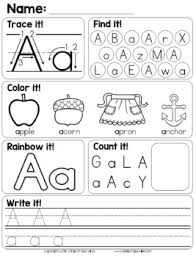 Kids need lots of practice tracing letters to improve handwriting! Alphabet Worksheets By A Dab Of Glue Will Do Teachers Pay Teachers