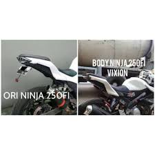 Seperti yang dilakukan cak wage sebagai owner bengkel modifikasi onekyt malang jatim. Body Belakang New Vixion Model Ninja 250fi Replika Shopee Indonesia