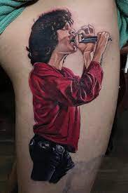 The most common door tattoo material is plastic. Tattoo Uploaded By Tito Tanti Finished Jim Morosin From The Doors 838866 Tattoodo