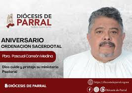 La Diócesis de Parral se une en alegría para celebrar su vida consagrada al  servicio del Evangelio, pidiendo al Señor que le conceda abundantes  bendiciones y fortaleza en su ministerio. Felicitamos al