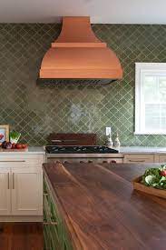 44 Top Arabesque Tile Kitchen Backsplash Design Ideas Green Kitchen Backsplash Arabesque Tile Backsplash Kitchen Green Backsplash