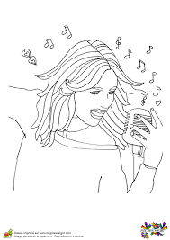 Cet article présente les personnages de la série télévisée argentine violetta, ainsi que les guest star ayant participé à cette dernière. Coloriage De Violetta La Chanteuse