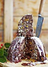 Jamie Oliver Popcorn Rocky Road Christmas Pudding Christmas Pudding Delicious Christmas Desserts Food