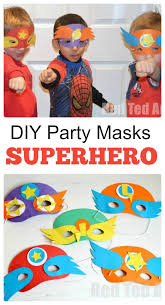 You can find these free superhero preschool printables at 2 teaching mommies. Superhero Masks Template Party Activity