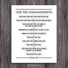 Check spelling or type a new query. The Ten Commandments Printable Design For 11x14 Etsy In 2021 Printable Designs Ten Commandments Ten
