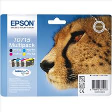 Cartouches , multicolore ( noir, cyan, magenta et jaune) amazon dash sizzler t0715 xl remplacement pour epson t0711 t0712 t0713 t0714 cartouches d'encre compatible avec epson stylus sx218 sx200 sx205. Epson Stylus Sx105 Cartuchos De Tinta Para Impresora Epson Stylus Sx105