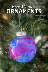 This holiday season why not choose a rustic style to christmas decorations and make your home. Melted Crayon Ornaments Easy Diy Holiday Craft Upstate Ramblings