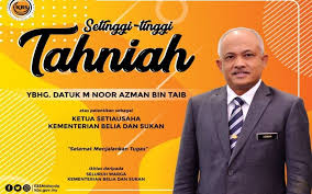 Posted by feilix at 23:54. Menteri Belia Dan Sukan In English