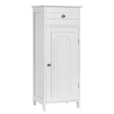 Bathroom cabinets & shelving create order in the busiest room in the house. Costway Bathroom Floor Cabinet Wooden Storage Organizer Free Standing W Drawer Shelf Target
