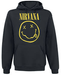 Smiley Nirvana Hooded Sweater Emp Including transparent png clip art.