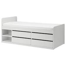 Hemnes Daybed Frame With 3 Drawers White Twin Ikea Bed Frame With Storage Bed Storage Bed Frame