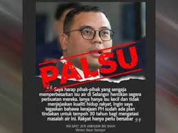 Pejabat menteri besar johor, aras 4, bangunan dato' jaafar muhammad, kota iskandar, 79503 iskandar puteri. Pejabat Mb Selangor Nafi Berita Palsu Isu Air