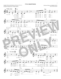 Originally published at youtube on october 31, 2017. It S A Heartache Noten Bonnie Tyler Leadsheet Fake Book