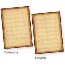 Have an eatwithyourhands night time. Notenblatter Vintage Alt A4 50 Blatt Notenpapier A4 Mit Historisch Altem Hintergrund Beidseitig Bedruckt Tatmotive De Briefpapier