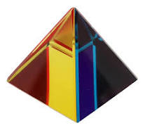 Yoidesu Optical Glass Pyramid Prism, Comprehensive Visual Experience, 60mm,  Widely Used for Decoration and Photography (40mm)