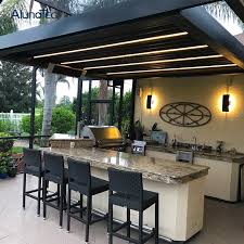 Waterproof Aluminium Gazebo Garden Folding Shades Pergola With Led Buy Shades Pergola Folding Pergola Waterproof Pergola Product On Aluminum Pergola Alunotec