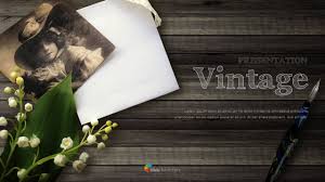 Premium retro powerpoint themes come with useful features and are this vintage background for powerpoint comes with pink with designs in a lighter tone. Vintage Theme Presentation Templates