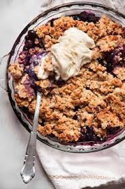 Easy delicious cobbler made with blueberries. Healthy Blueberry Cobbler Erin Lives Whole