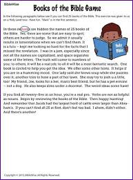 Books Of The Bible Game Kids Korner Biblewise Sunday School Games Bible Games Kids Bible For Kids