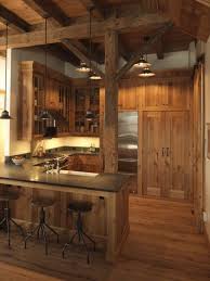 Barn Design Ideas Pictures Remodel And Decor Rustic Cabin Kitchens Rustic Kitchen Design Rustic House