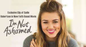 Please help us share this movie links to your friends. Sadie Robertson S Scene In New Faith Based Movie I M Not Ashamed