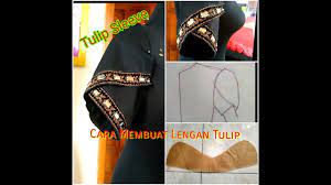Ukuran yang di butuhkan : Cara Membuat Lengan Tulip How To Make Tulip Sleeve Pattern And Sewing Youtube