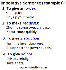 Read the following sentences and state their kind. Imperative Sentences Definition Examples And How To Use Them