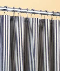 Ticking Stripes Shower Curtain Curtains Country Curtains Ticking Stripe Curtains
