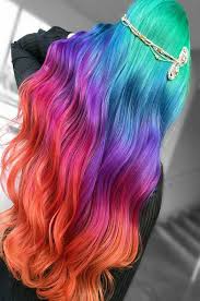 Awesome Unique Rainbows Hair Color Ideas Rainbow Hair Color Cool Hair Color Hair Color Unique