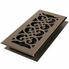 Decor Grates Scroll Floor Register Rust Proof Home Room Office Design 4 X14 Inch Decorgrates Floor Registers Oil Rubbed Bronze Decor Decor Buy