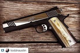 Engraved Black And Gold 1911 Instagram Photo By William H May 24 2016 At 2 26pm Utc Guns Kimber 1911 Hand Guns